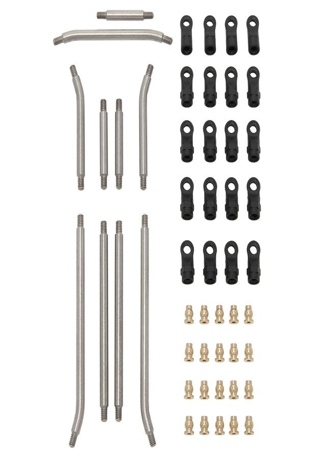 MEUS Racing SCX24 Links High Clearance Chassis Links Steering Links Set 10pcs 155mm Wheelbase for SCX24 Gladiator AXI00005 1/24 RC Crawler Car - Image 5